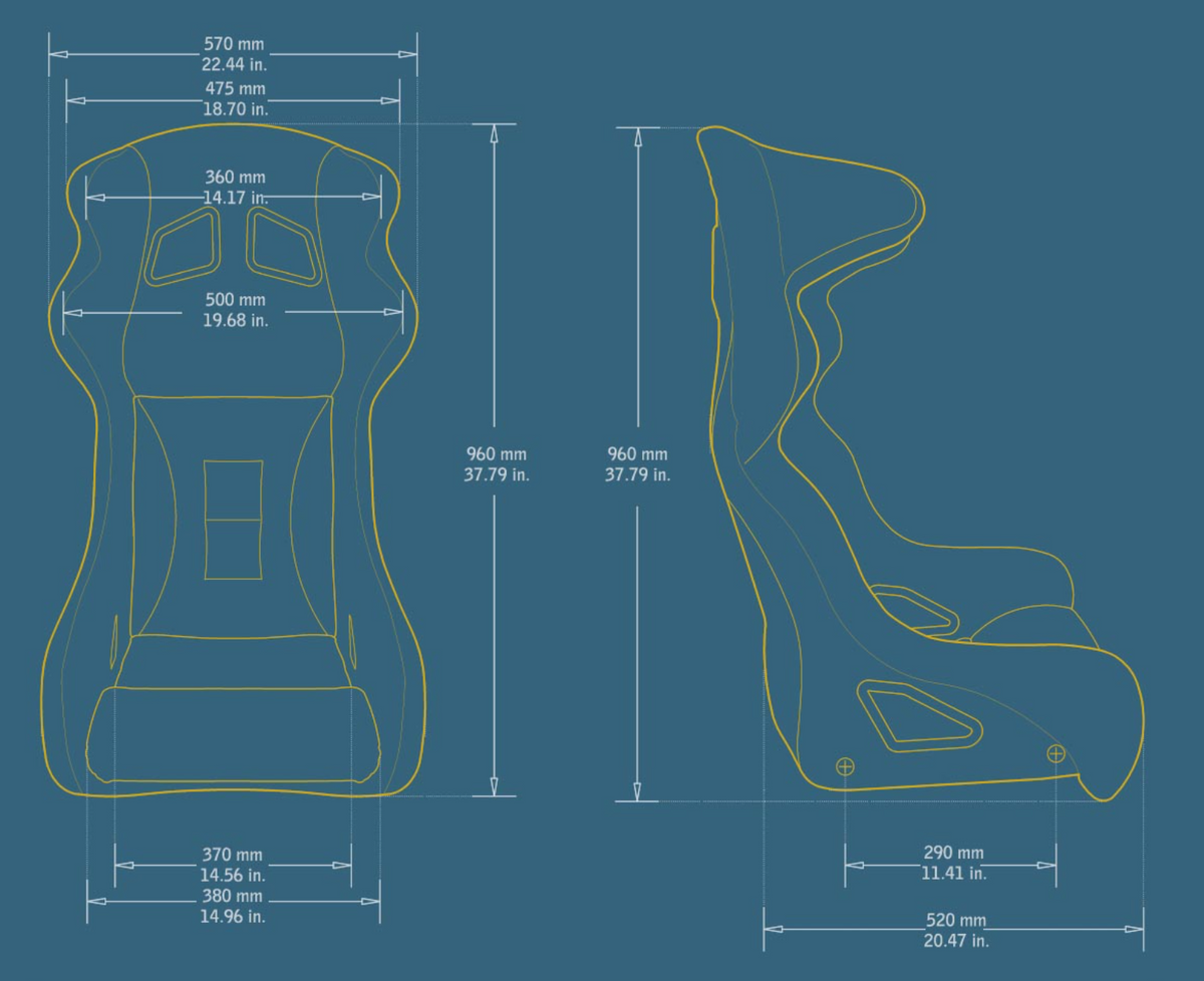 Siège SimRacing BMS GT-X