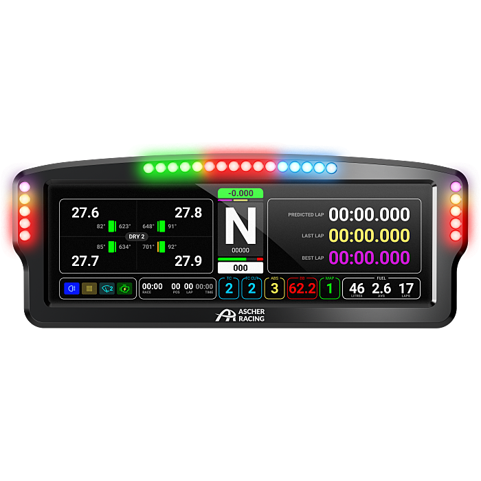 Ascher Racing - Dashboard 8" BuildMySim