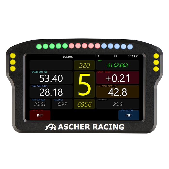Ascher Racing - Dashboard