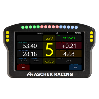 Ascher Racing - Dashboard