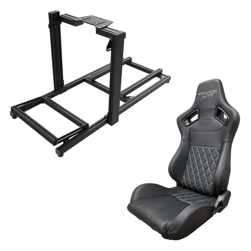 Advanced Sim Racing - Bundle ASR 1 / ASR Recliner seat