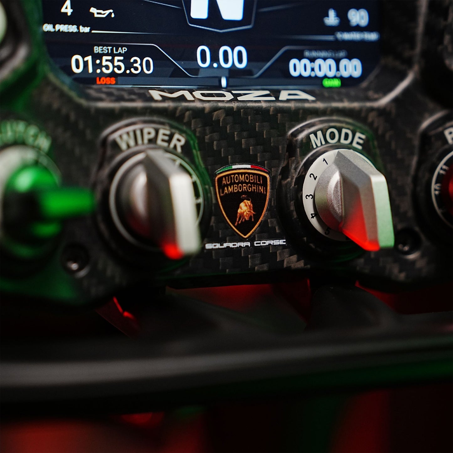 Moza - Lamborghini Squadra Corse Essenza SCV12 Sim Wheel